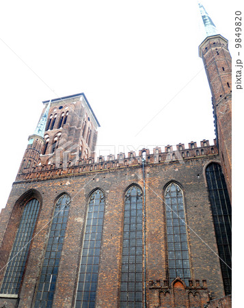 St. Mary's Basilica brick church Gdansk, Poland 9849820