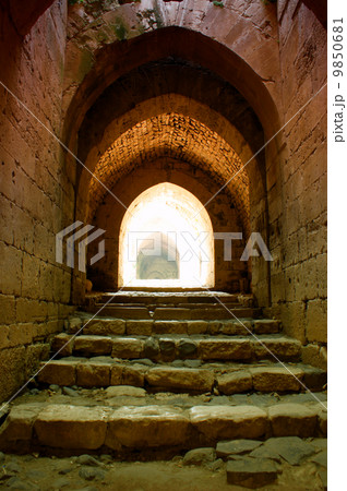 Krak des Chevaliers citadel tower Syria 9850681
