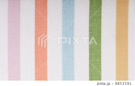 Closeup of colorful striped textile as background or texture Closeup of colorful striped textile as background or texture 9853591