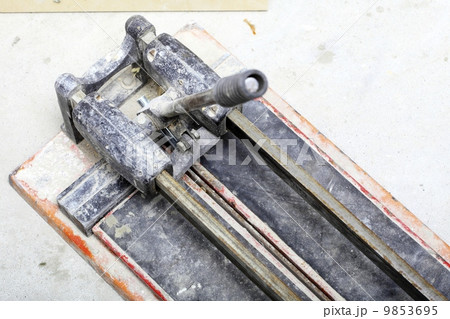 Construction site tool for cutting tiles renovation at home Construction site tool for cutting tiles renovation at home 9853695