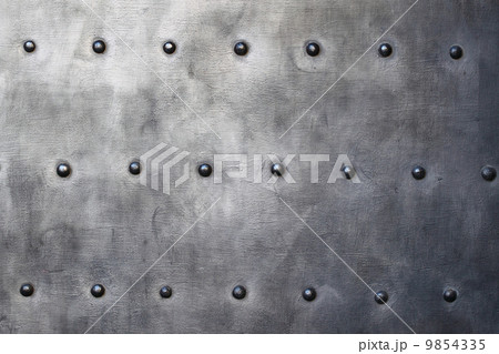 Black metal plate or armour texture with rivets Black metal plate or armour texture with rivets 9854335