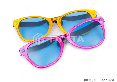 Sunglasses isolated on the white Sunglasses isolated on the white 9855378