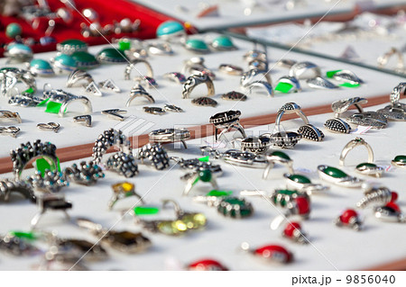 counter with silver jewelry counter with silver jewelry 9856040