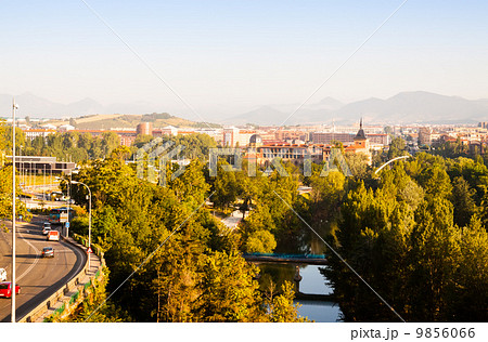 Pamplona in sunny morning Pamplona in sunny morning 9856066