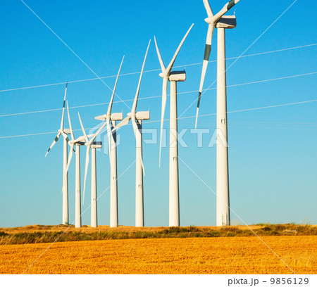 Wind Turbines at farmland Wind Turbines at farmland 9856129
