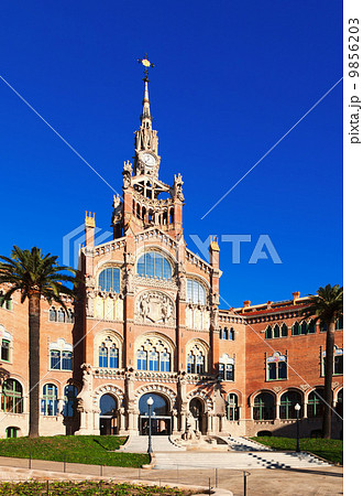 Facade of Hospital of the Holy Cross and Saint Paul Facade of Hospital of the Holy Cross and Saint Paul 9856203