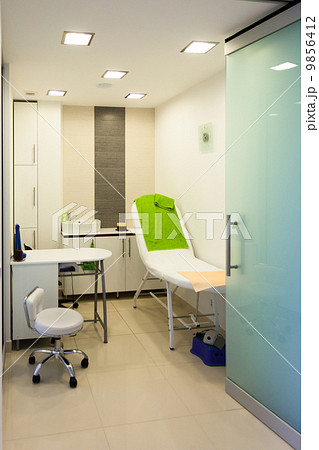 Interior of modern healthy beauty spa salon. Treatment room. Interior of modern healthy beauty spa salon. Treatment room. 9856412