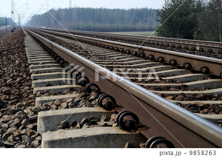 Rail Road Tracks - electrical Rail Road Tracks - electrical 9858263