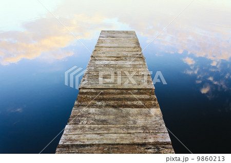 Old wooden pier Old wooden pier 9860213