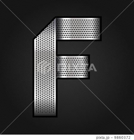 Letter metal chrome ribbon - F 9860372