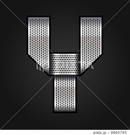 Letter metal chrome ribbon - Y 9860795