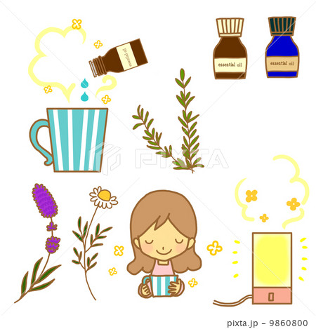 アロマのイラスト素材