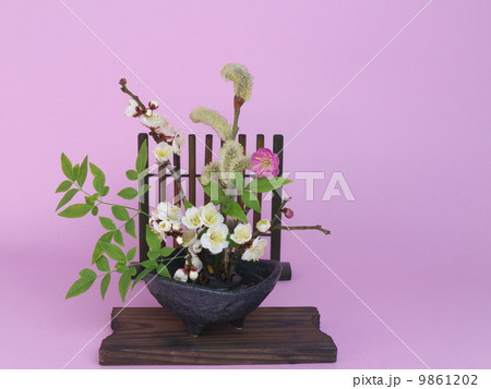 ミニ生け花 9861202