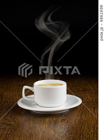 Coffee cup and sauce 9862696