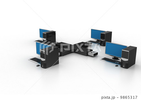 Usb with computer net work 9865317