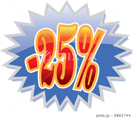 25% discount label 25% discount label 9865744