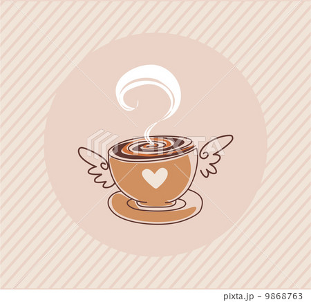 Vector coffee cap Vector coffee cap 9868763