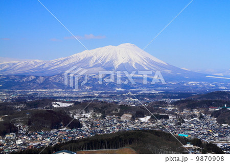 岩手山と盛岡市街 岩手山と盛岡市街 9870908