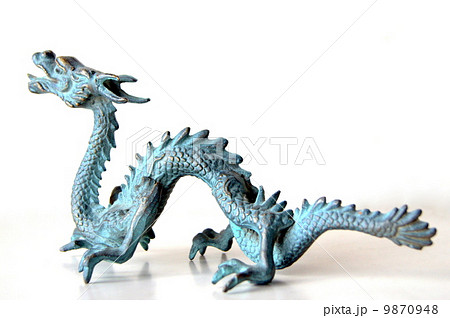 2体一対の龍の銅像 2体一対の龍の銅像