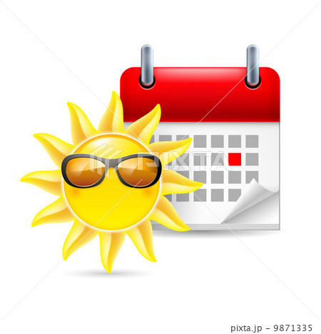 Sun and calendar Sun and calendar 9871335