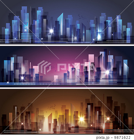 City landscape vector 9871622