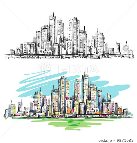 City landscape vector City landscape vector 9871635