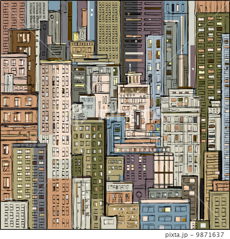 City landscape vector City landscape vector 9871637