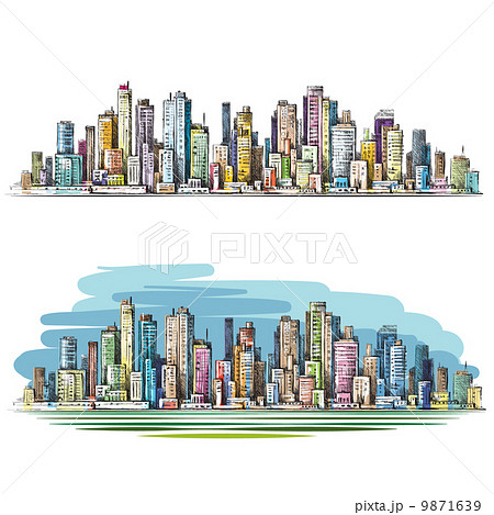 City landscape vector City landscape vector 9871639