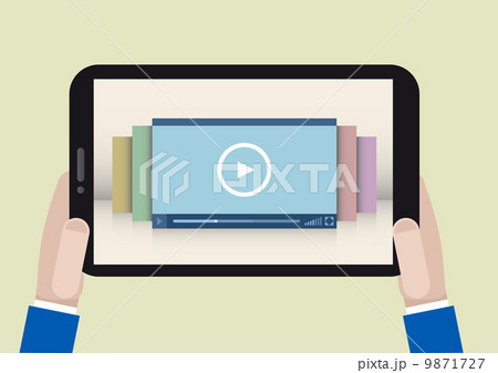 tablet videoplayer 9871727