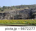 Ellora Cave, エローラ石窟寺院前景 9872277