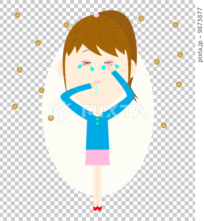 Woman with hay fever Woman with hay fever 9873877