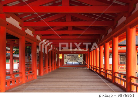 厳島神社　廻廊 9876951