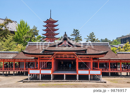 厳島神社 客社本殿 厳島神社 客社本殿 9876957