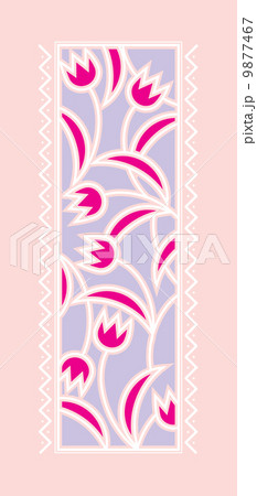 Card with pink flowers 9877467