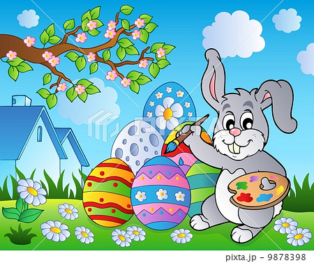 Easter bunny theme image 8 9878398