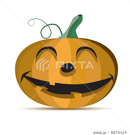 Set of Scary Halloween Pumpkins, Vector Illustration. 9879324