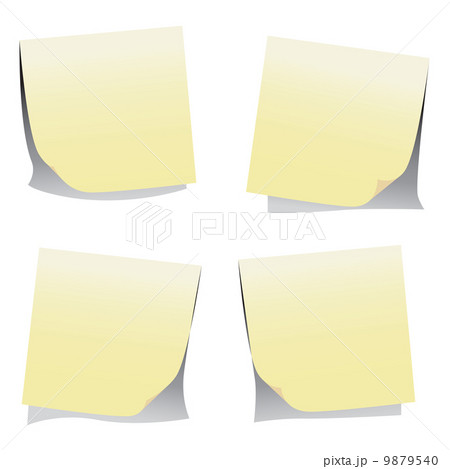 Stick note isolated on white background, Stick note isolated on white background, 9879540