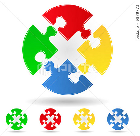 Vector puzzle circle 9879773