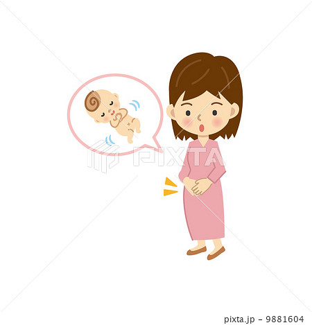 妊婦と赤ちゃん 妊婦と赤ちゃん 9881604