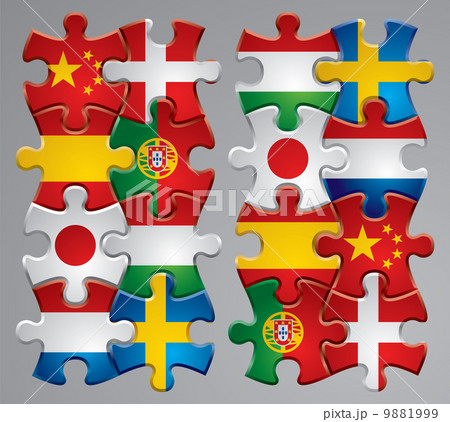 Puzzle flag icons 2 9881999