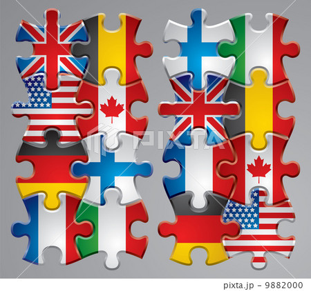 Puzzle flag icons 1 Puzzle flag icons 1 9882000