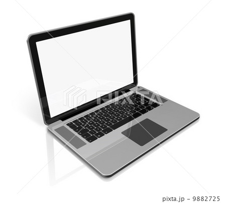 Laptop computer isolated on white 9882725