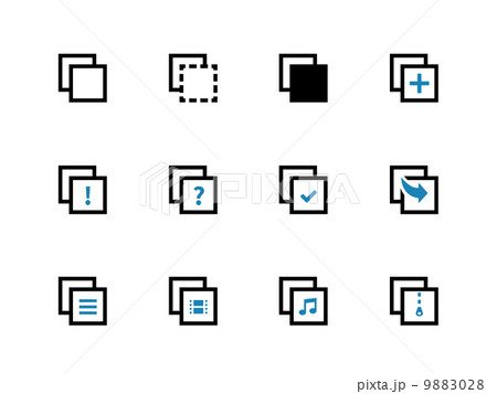 Copy Paste Icons For Apps Web Pages のイラスト素材