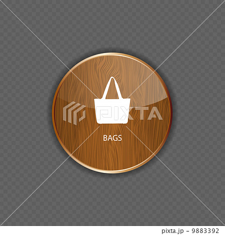 Bags wood application icons Bags wood application icons 9883392