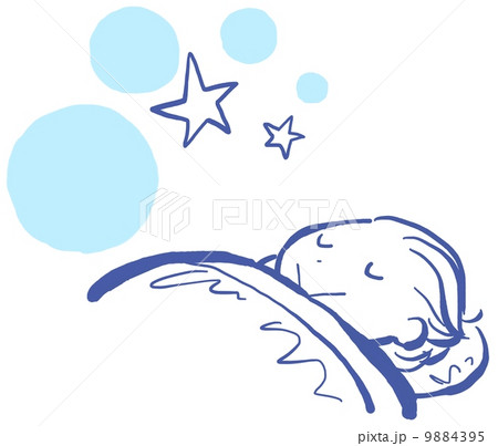 睡眠 背景別 のイラスト素材