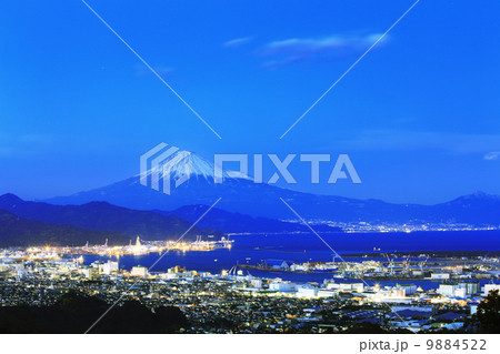 日本平から富士山夜景 9884522