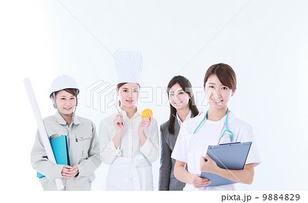 働く人々 9884829