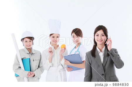 働く人々 9884830