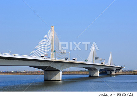 伊勢湾岸道木曽川橋 伊勢湾岸道木曽川橋 9885722