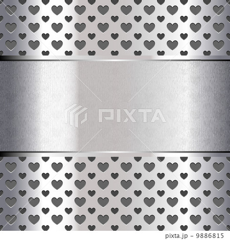 Background perforated shape heart 9886815